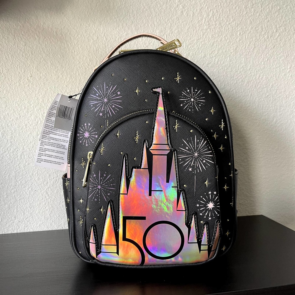 Walt Disney World 50th Anniversary Grand Finale Loungefly Mini Backpack - NWT